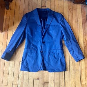 Bonobos blue sport coat 40L cotton